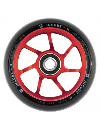 ETHIC INCUBE V2 12STD 115mm Wheel Red [x1]